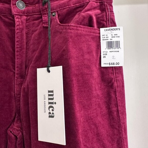 Mica High Rise Velvet Flare Jeans - Picture 2 of 4